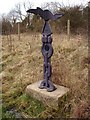 SK8771 : Rowe type milepost by Ian Paterson