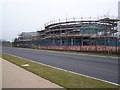 New School construction on empty bus route