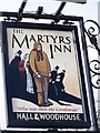 Sign for the Martyrs Inn