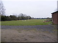 TM1557 : Crowfield Sports Ground by Geographer