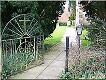 SY7794 : Gate, The Orthodox Christian Church of St Edward by Maigheach-gheal