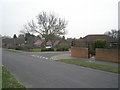 Junction of Collington Crescent and Edwards Close