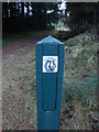 NJ5822 : Gordon Way marker post by David Lecore