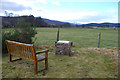 Bench and Viewpoint, Finzean Community Woods