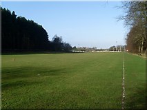 NS5662 : Rugby pitches in Pollok Country Park by Stephen Sweeney
