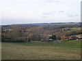 Spout Farm and River Len Valley view