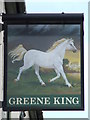 The White Horse Pub Sign