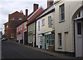 Looking up New Street, Woodbridge