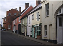 TM2749 : Looking up New Street, Woodbridge by Andrew Hill