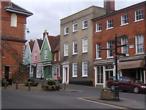TM2749 : Town scene in Woodbridge by Andrew Hill