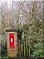 Victorian postbox, Longstock