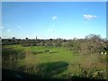 Churchfields Recreation Ground from the Wharncliffe Viaduct