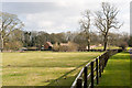 View of Garden Cottage and the old kitchen gardens, Longwood