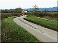 The road towards Bushton