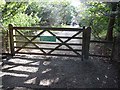 NU2417 : Gate to Howick Hall Gardens by Oliver Dixon