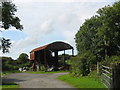 A hayshed at Glanrafon