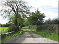 Driveway to Ponc Fadog Farm