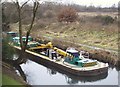 Barge on the Grand Union Canal