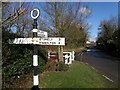 TL1471 : Easton sign post by Michael Trolove