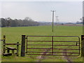 Footpath east from Chelford church