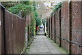 Footpath leading down to the Old Town