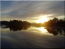 NH8305 : Evening Sun Loch Insh by John Ferguson