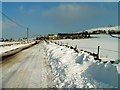 Cock Hill Lane in Snow