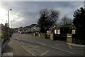 View of Service Road, Forfar looking west