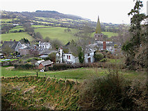 SO4024 : The village of Grosmont by Pauline E
