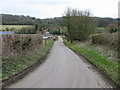 Church Lane past Yockletts Farm