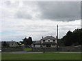 Modern housing overlooking the Green