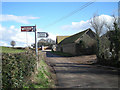 Lane junction at Norton