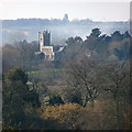 TM0534 : Stratford St Mary church, seen from East Bergholt by Zorba the Geek