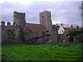 The ruins of Weybourne Priory