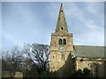 NU2406 : Church Spire of St. Lawrence by Chris Heaton