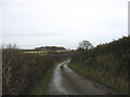 Bend in the road near Bryniau Tecaf Farm