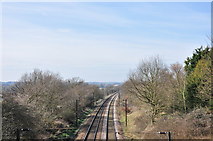 TM0126 : Looking west down the mainline by MJ Reilly
