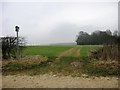 The Chiltern Way crosses a field