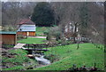 Bridge over a stream by Mill Lane