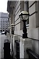 TQ2880 : Lamps in Berkeley Square by PAUL FARMER
