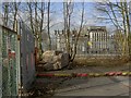 Electrical sub station at the entrance to the former Rossington colliery