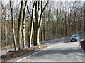 Road junction, above Perthcelyn