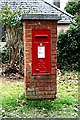 George vi post box at Playing Place