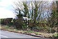 Road signpost, Selborne Rd, Hall Lane junction