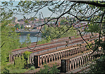 SJ3965 : Railway Bridge by Dennis Turner