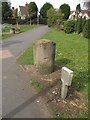 Old stone post, Weeping Cross, Stafford