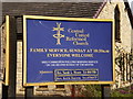 Central United Reformed Church, Darwen, Sign