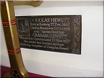 TQ4483 : Hewett Plaque by Geographer