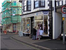 SX9165 : Hospice shop, Fore Street, St Marychurch by Joan Vaughan