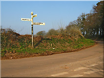 ST2331 : Road junction, top of Rose Hill by Ken Grainger